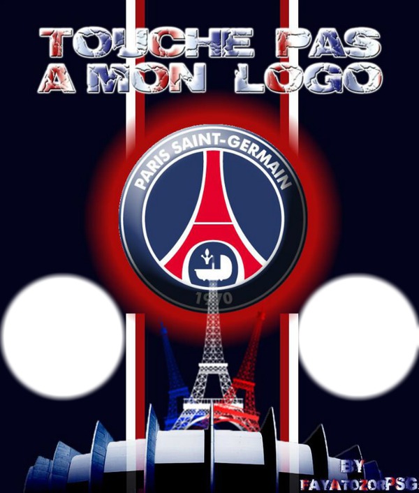 paris touche pas a mon logo Fotomontáž
