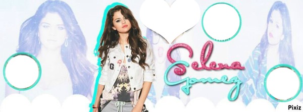 Capa para Facebook da Selena Gomez - 2014 Photo frame effect