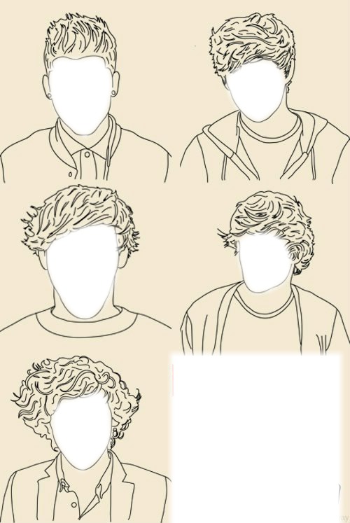 One Direction Face Fotomontāža
