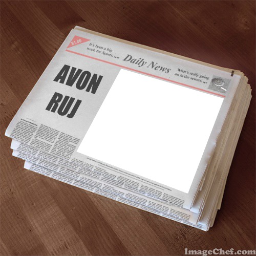 Daily News for Avon Ruj Fotomontage