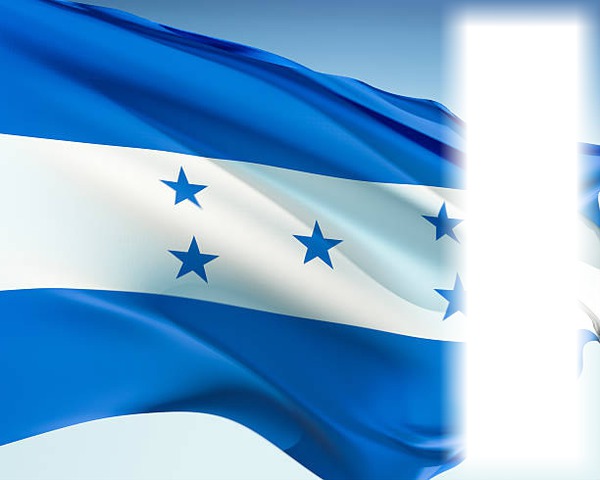 Bandera de Honduras Montaje fotografico