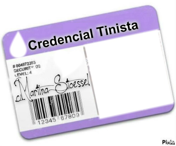 Credencial Tinista Фотомонтажа