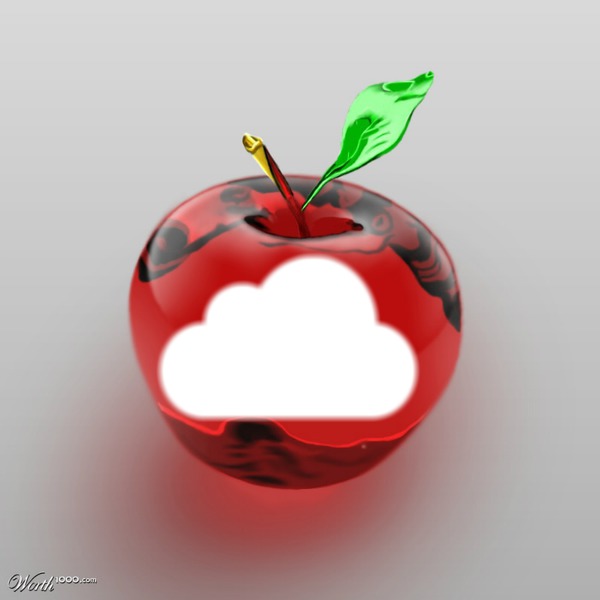 Red Apple Photo frame effect