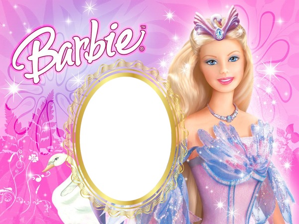 Barbie Cisne Fotomontagem