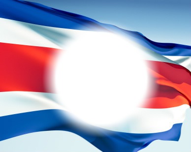 Bandera de Costa Rica Fotomontagem