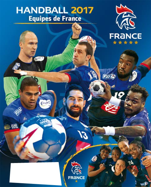Equipe de France DE handball 2017 Montaje fotografico