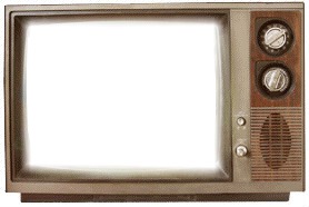 TV antiga Fotomontáž