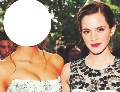 Selfie with Emma Watson Photo frame effect