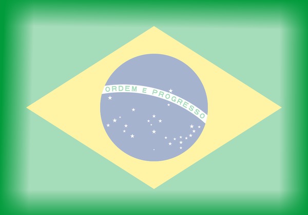 Bandeira do Brasil Fotomontaža