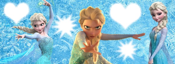 Elsa Frozen Capa Fotomontage
