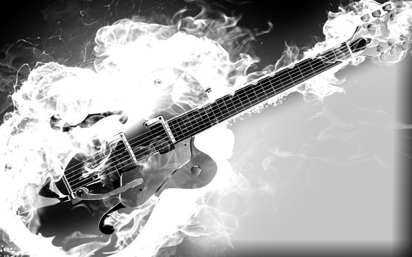 guitar Fotomontage