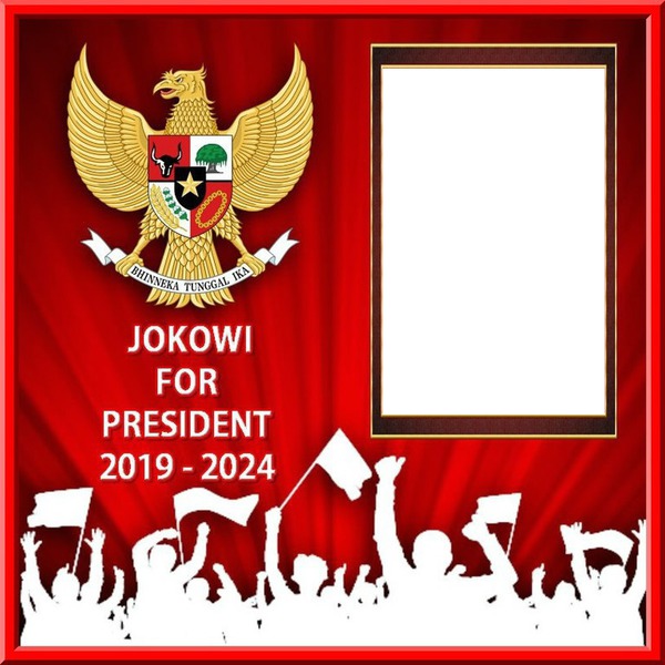 JOKOWI FOR PRESIDENT Photo frame effect