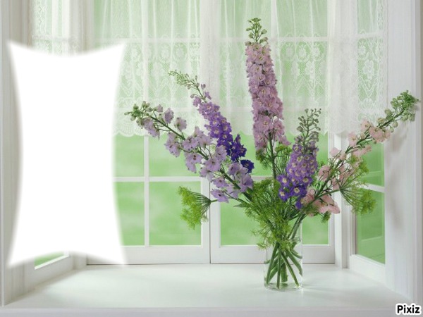 bouquet de fleurs Photomontage