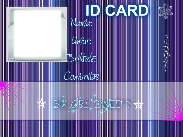 id card Photo frame effect