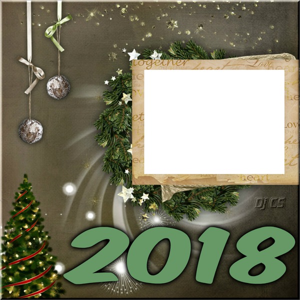 Dj CS 2018 Happy New Year Nine Valokuvamontaasi