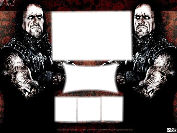 undertaker 100 Photo frame effect