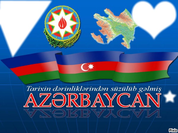 azerbaycan フォトモンタージュ