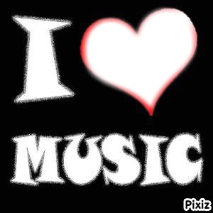 i love music Fotomontažas