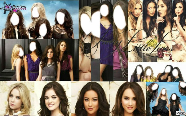 Hanna, Spencer, Emily, Hanna...<3 pretty little liars Fotomontaggio
