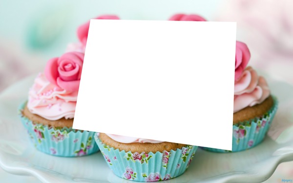 Cupcake Montaje fotografico