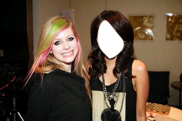 Fã de Avril Lavigne por um Dia Fotomontage