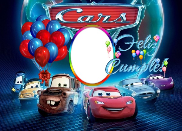 Cc Cars cumpleaños Photo frame effect