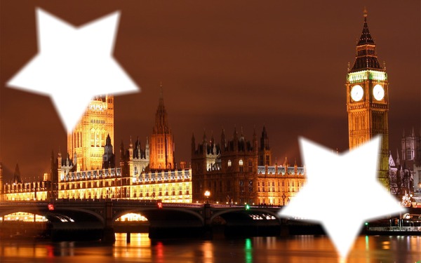 Londres- Big Ben Photo frame effect