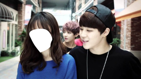 With Jimin <3 Photomontage