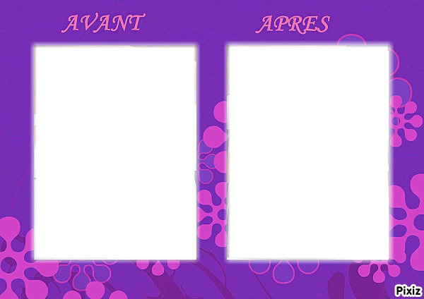 AVANT-APRES Photo frame effect