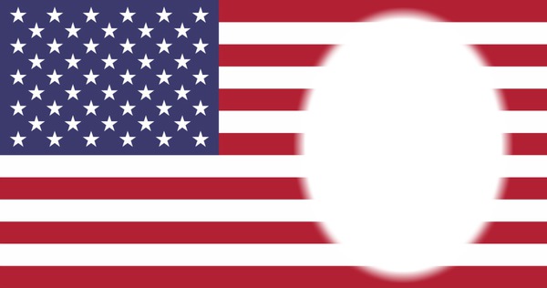 United States of America flag Fotomontáž