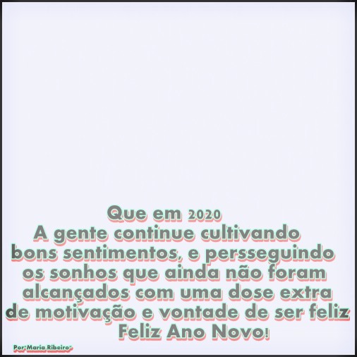 Feliz Ano Novo! By"Maria Ribeiro" Φωτομοντάζ
