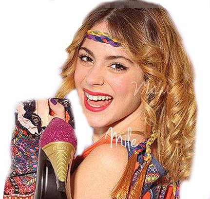 Martina Stoessel PNG Photo frame effect