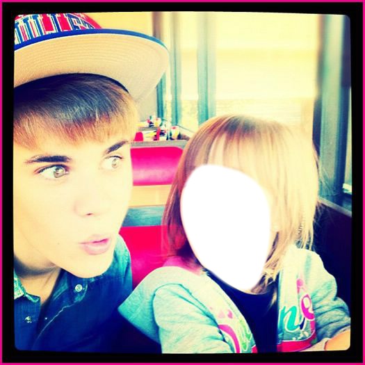 Justin Bieber & Jazzy Photo frame effect