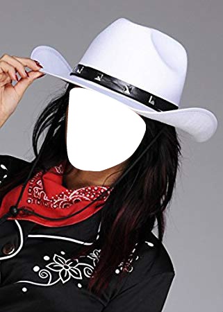 Cowboy lány Fotomontáž