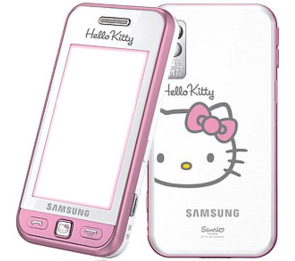 Celular de Kitty Photo frame effect