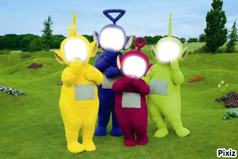 Télétubbies Fotomontažas