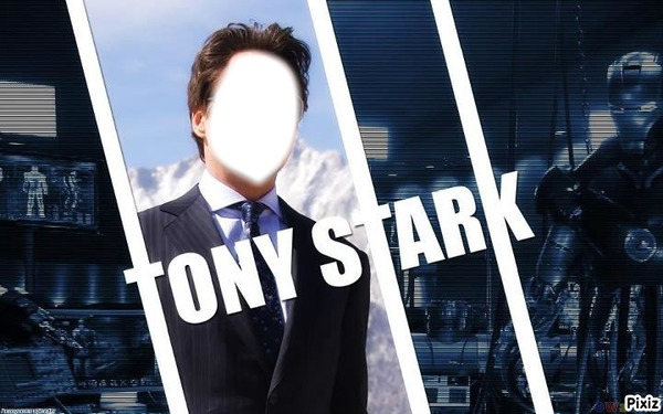 Tony Stark Photo frame effect