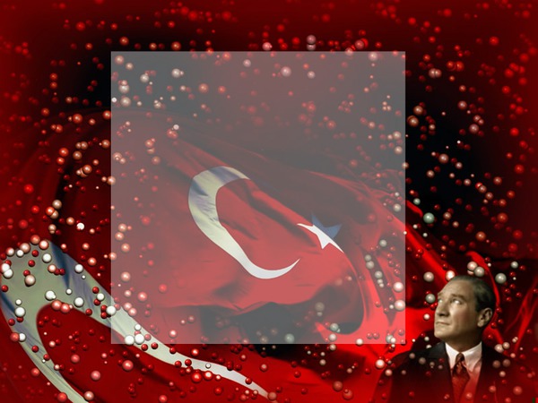 türk bayrağı Фотомонтаж