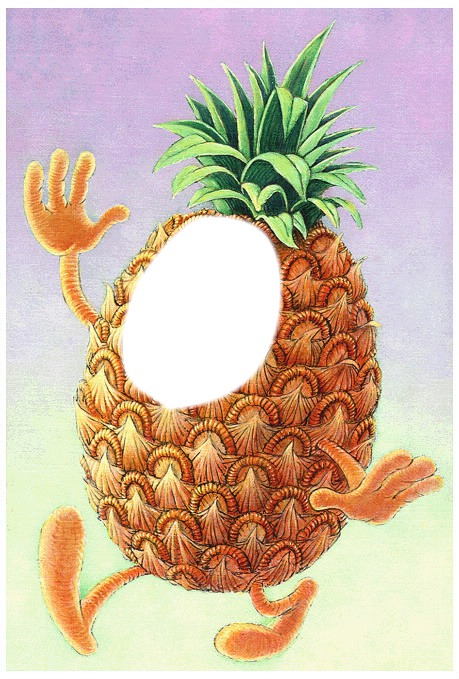 ananas Fotomontage