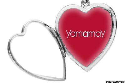 Yamamay Silver Necklace Photo frame effect
