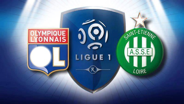 OL vs ASSE Ligue 1 Fotomontáž