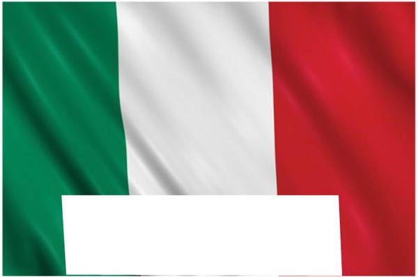 drapeau italien Fotomontage