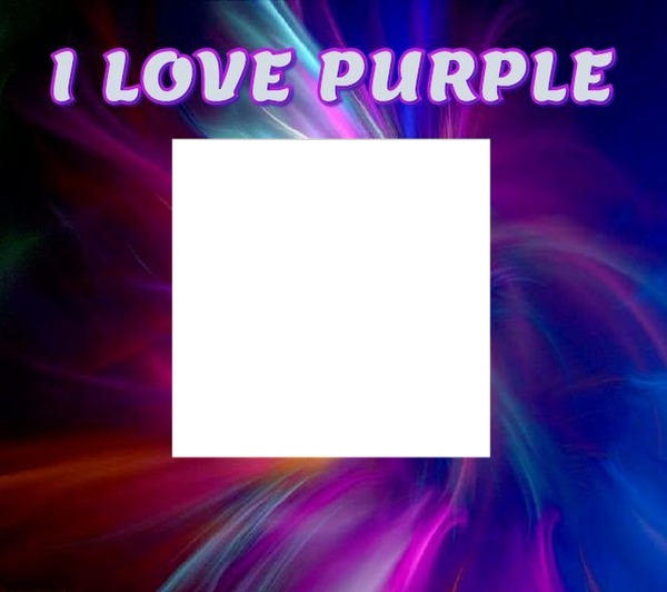 Purple Photo frame effect