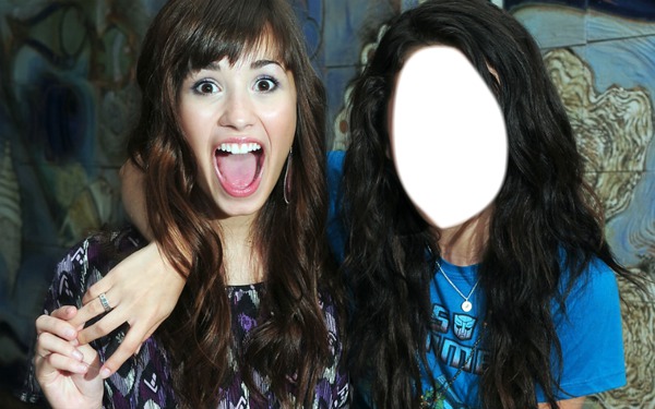 Selena e Demi Photomontage