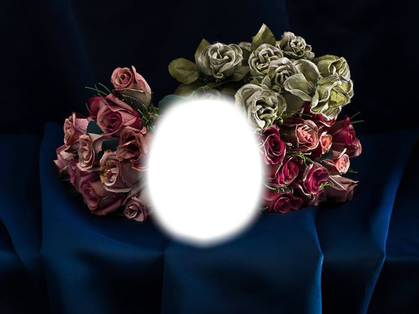 bouquet Photo frame effect