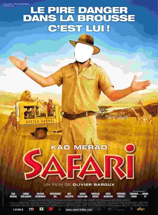 safari Fotomontáž
