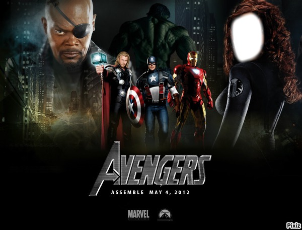 Avengers Photo frame effect