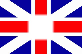 Drapeau de la Grande Bretagne. Montaje fotografico