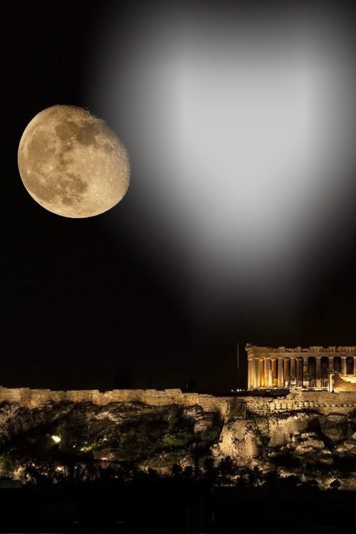 Античная ночь Фотомонтаж