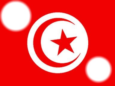 Drapeau Tunisie Fotomontaggio